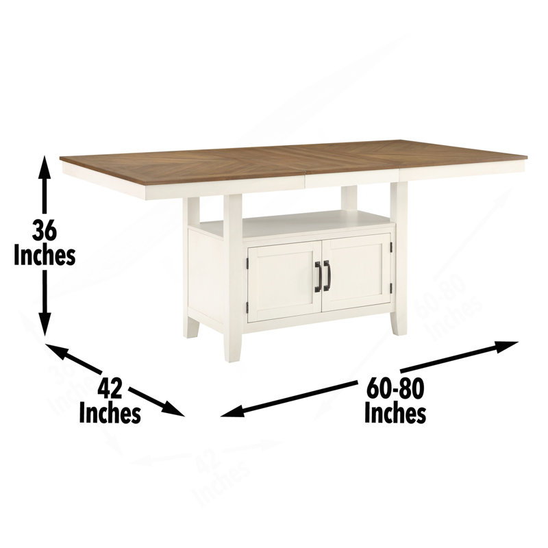 Hyland - Table de comptoir - Brun