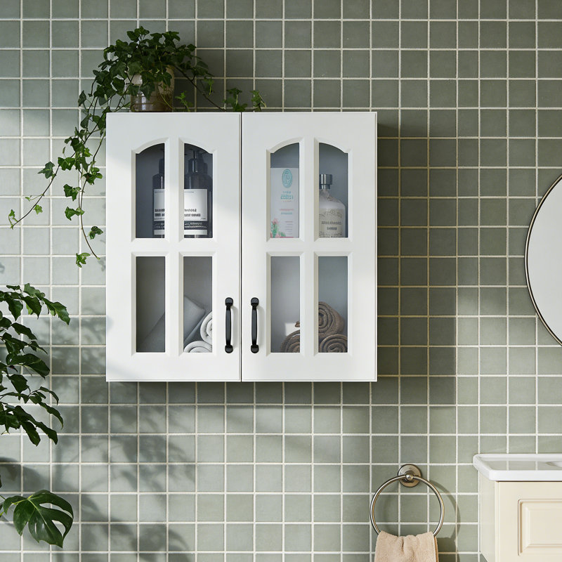 Wall-Mounted Bathroom Cabinet with Shelves