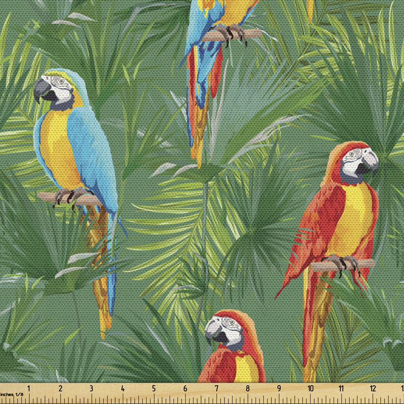 Tissu jungle, l 58 po x L 180 po