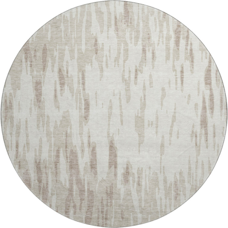 Premium Machine Washable Prisco Ivory Rug