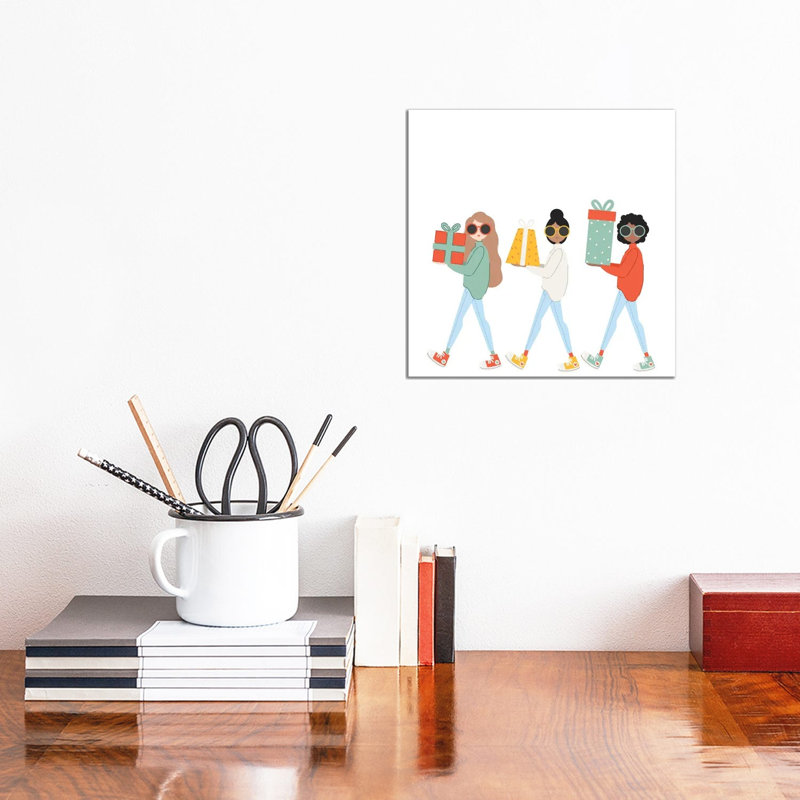 Tis The Season - Wrapped Canvas Painting, 30.48 cm H x 30.48 cm W