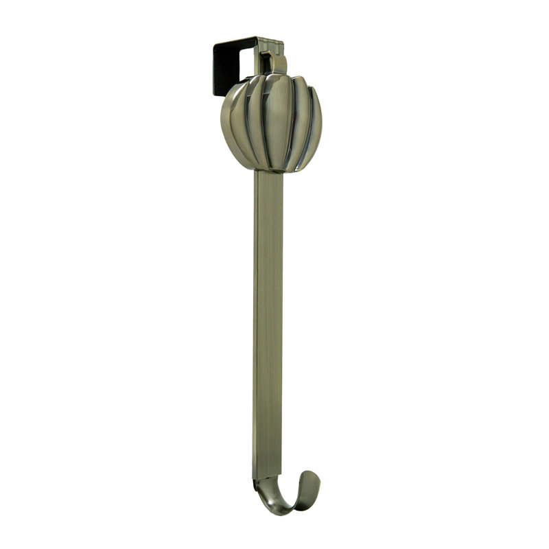 Metal 1.18'' Wreath Hanger, Antique Brass
