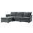 Cheltenham 97"W Modern Oversized Storage Sectional Sofa with Ottoman-126351235