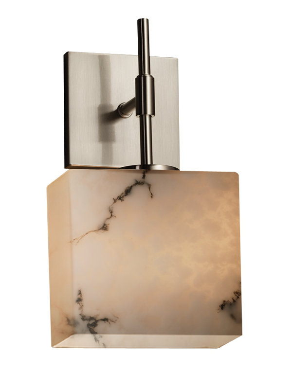 Applique murale articulée 1 lumière Aleynah, Nickel brossé