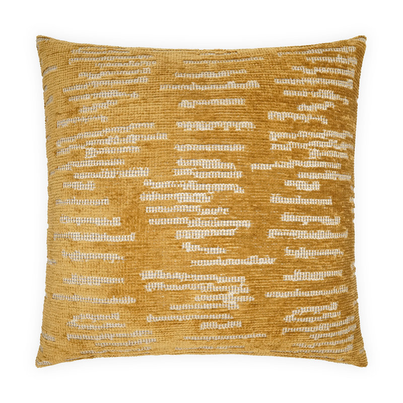 Terre Square Pillow Cover & Insert, Square 24", Amber