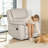 38" Wide Leather Match Modern Manual Recliner Chair, , zero clearance recliner  Design, With Comfortable Foam & Pocket Coil Seating-1401720807