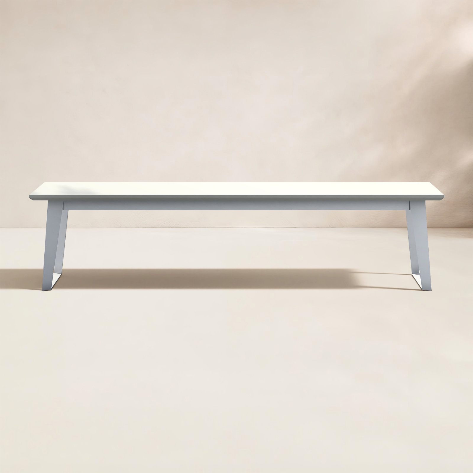 Rami 76" Garden Bench, Performance Stone