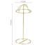 Brass Freestanding 3 - Hook Coat Rack