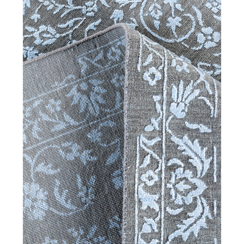 Overdyed One-of-a-Kind 8'1" x 10'1" Hand Knotted Area Rug