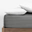 200 Thread Count Striped Microfiber Fitted Sheet-114286595-114286596
