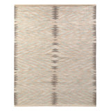 Scandinavian Hand Knotted Wool Geometric Area Rug