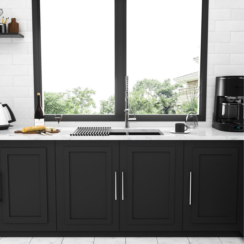 Gunmetal Black Stainless Steel Sink 33"X19" - Double Bowl Undermount, 10" Deep Basin, Improves Kitchen Utility Black, Steel, Crafted With Attention To Detail