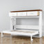 Lit escamotable simple, tiroirs intégrés, conception d'armoire peu encombrante, maison de campagne moderne, pièce multifonctionnelle