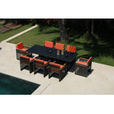 Horizon Outdoor 14 - Piece Dining Set with Cushions