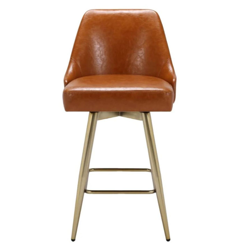 Tabouret de comptoir rembourré Kols