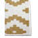 Reversible Flatweave Ocher/Ivory Rug