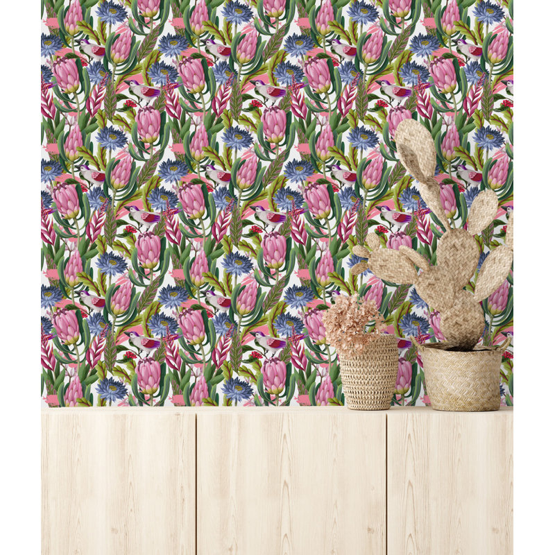 Panneau de papier peint Embrey, L 18,75 po x l 25 po, Vinyle