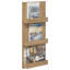 Wood Free Standing Magazine Rack-338352446