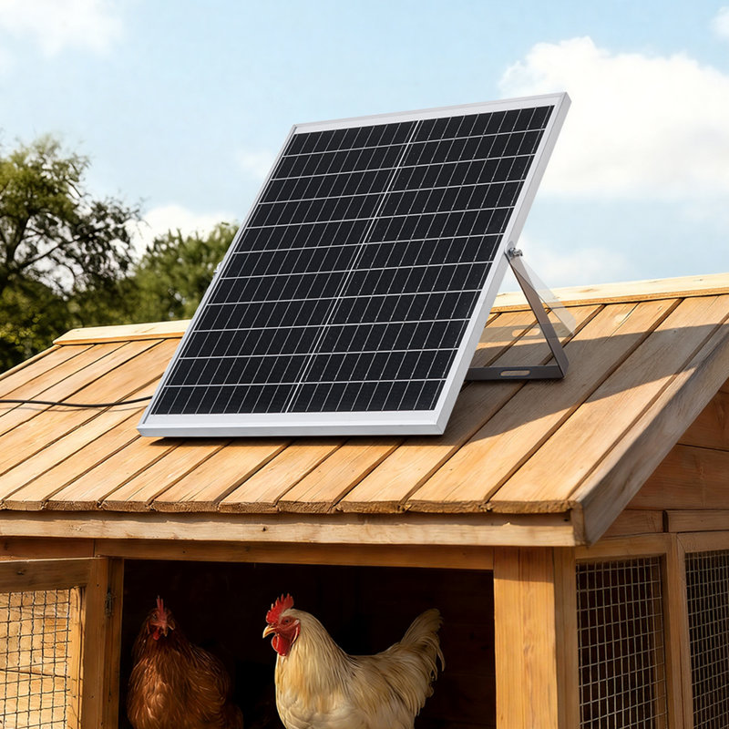 Ventilateur à énergie solaire, panneau solaire de 25 W avec débit d'air de 220 pi³ / min, angle de panneau réglable, vitesse élevée de 2030 tr / min, installation flexible, remplacement rapide de l'air pour la serre, tentes de croissance, poulaillers, abris