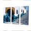 Maroc, Casablanca, Rabat, Kasbah, ensemble d'art mural-107182817-107182807