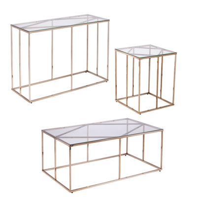 Nicholance 3 Piece Living Room Table Set