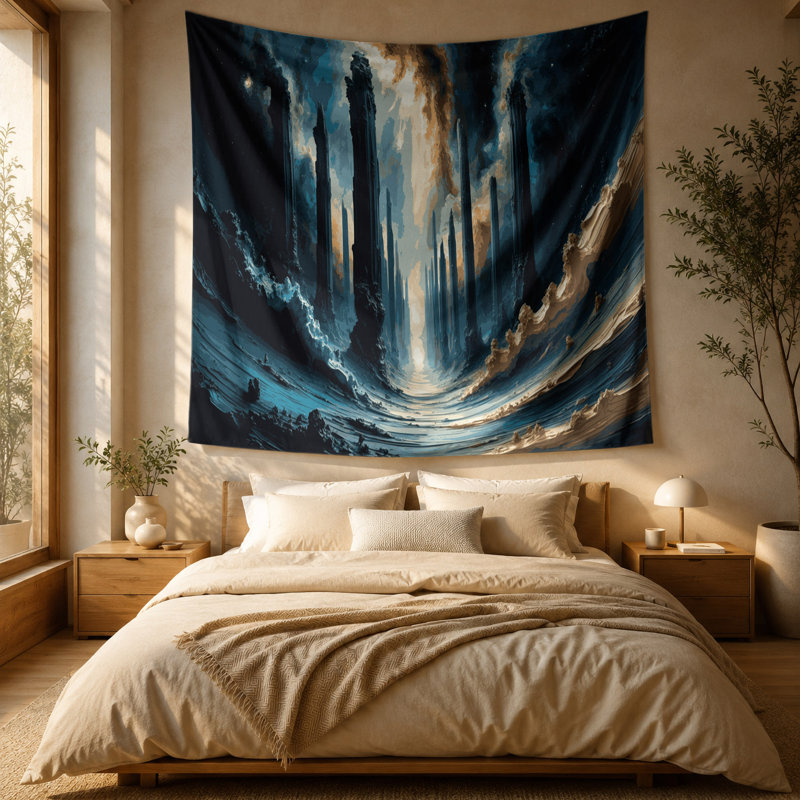 Tapisserie murale «Space Pillars of Creation», 88 po x 104 po