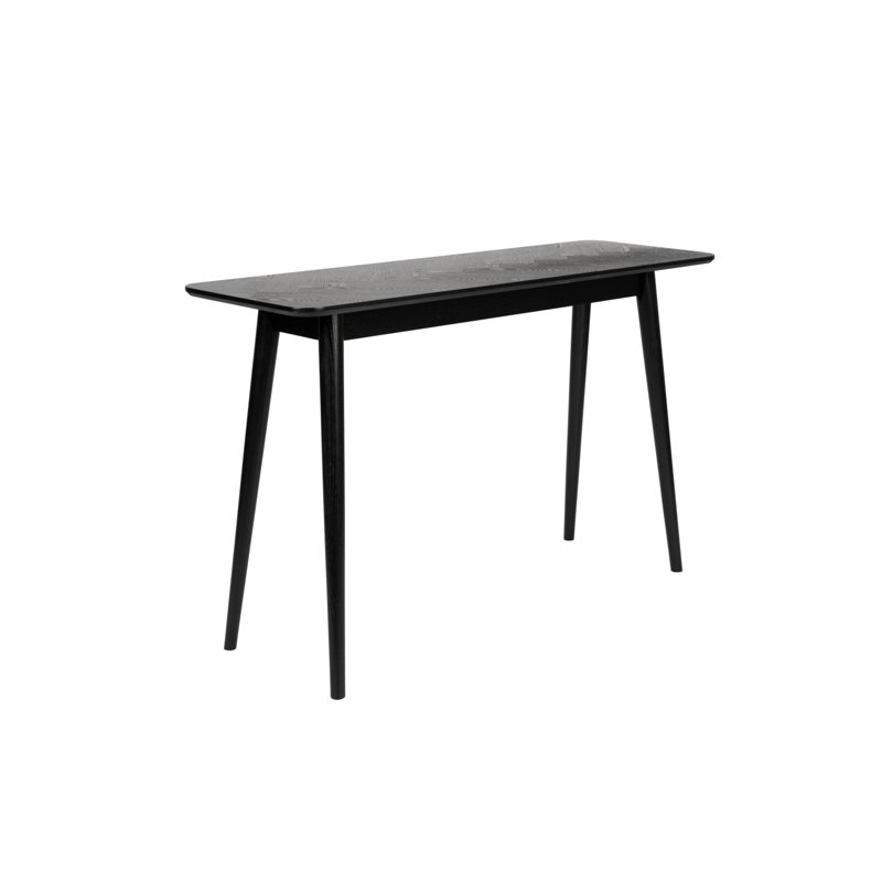 Fabio 47'' W Solid Wood Console Table, Black