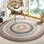 Liptak Braided Hand Woven Performance Machine Washable Geometric Indoor/Outdoor Area Rug
