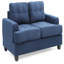Causeuse chic transitionnelle en bleu marine-1179977380