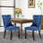 Milva Velvet Dining Chairs Upholstered High-end Tufted Dining Room Chair with Nailhead Back Ring-291755000