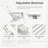 HDPE Folding And Adjustable Adirondack Chair With Ottoman-806725598