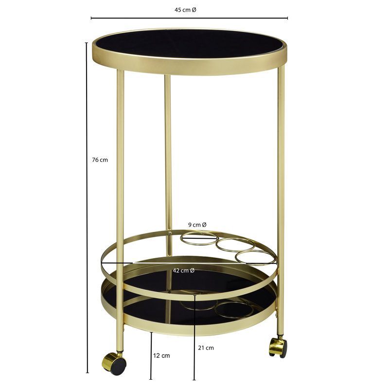 Christopherso Aluminium Bar Cart