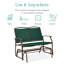 Fauteuil oscillant d'extérieur en métal Nethuki-1977410479
