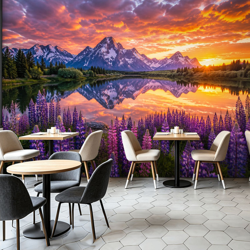Adhésif mural amovible Peel and Stick, 68.88" L x 96" W