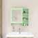 29" Rectangular MDF Medicine Cabinet With Mirror