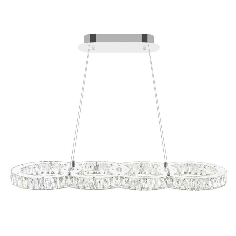 Maxon 1 - Light Chrome LED Unique/Statement Pendant