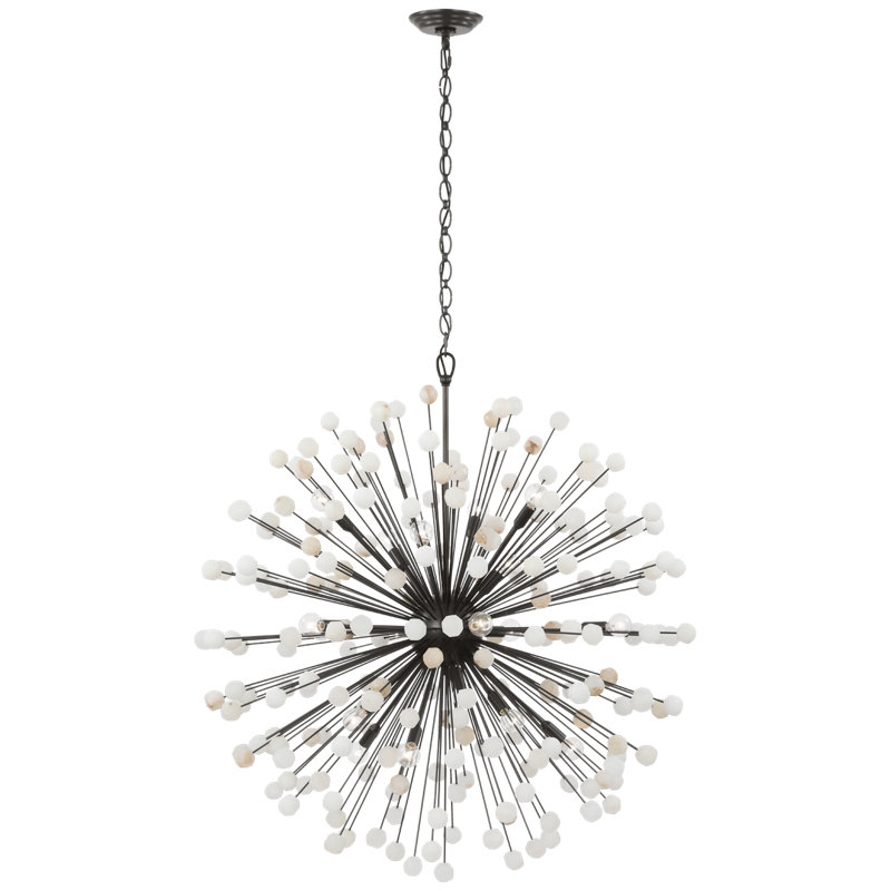 Lys 18 - Light Solid Brass Chandelier by Suzanne Kasler