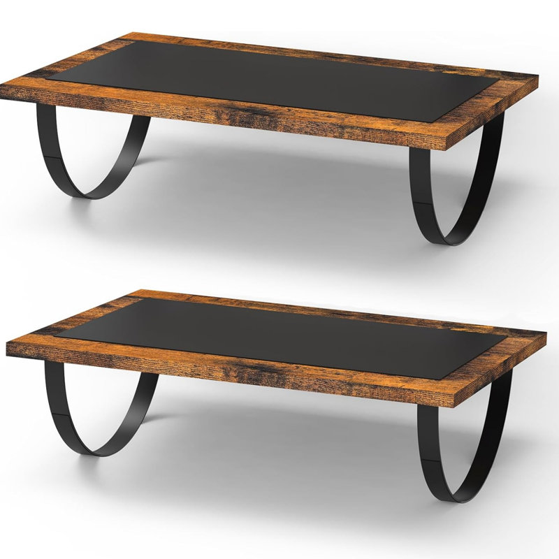 2-Pack Footstools - Brown