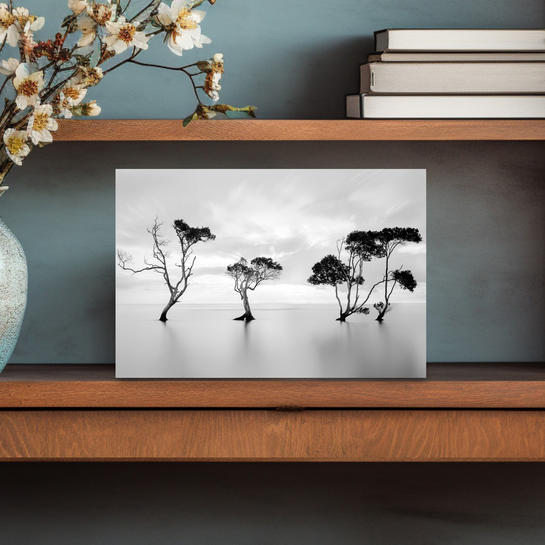 Drowning Not Waving Peaceful Serene Tranquil Coastal Landscape Wall Art Print