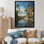 «Vienna Wanders Of Luxor II», reproduction d'art sur toile encadrée