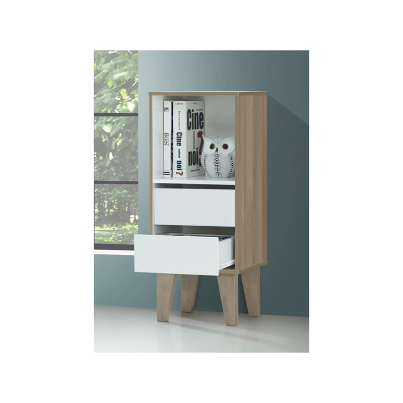 Cantin 79cm H x 33cm W Geometreic Bookcase