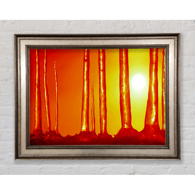 Ebern Designs Icecap Sun - Single Picture Frame Print | Wayfair.co.uk