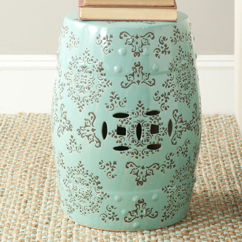 Tabouret de jardin en céramique Hiran