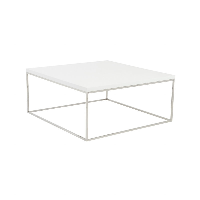 Table basse 35 po, Blanc