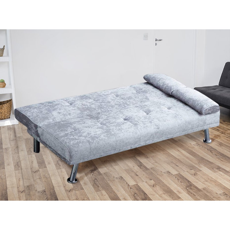 Haven 3 Seater Sofa Bed, Silver