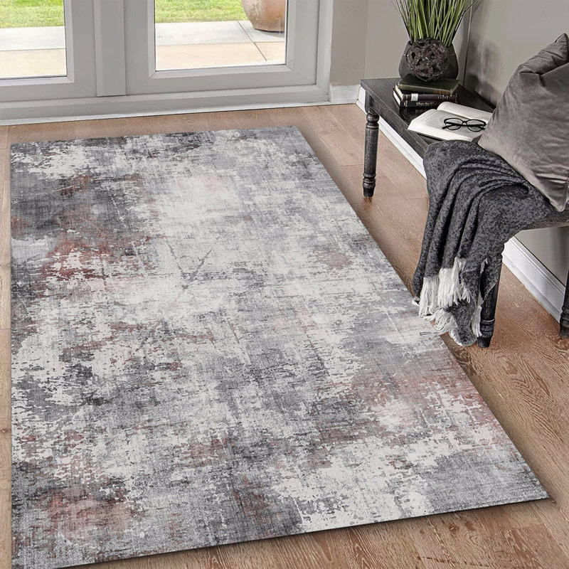 5' X 7' Washable Function Non-Slip Function Area Rug