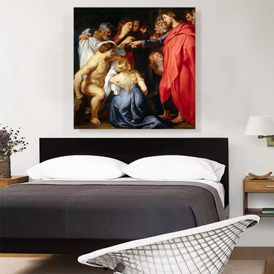 " The Resurrection Of Lazarus " by Peter Paul Rubens Painting Print