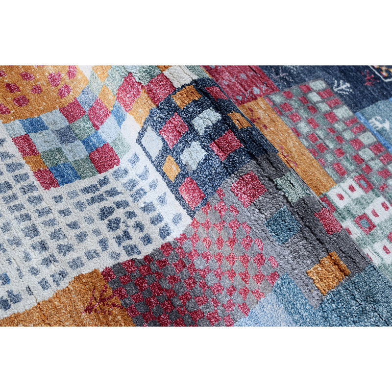 Patchwork Area Rug, Rectangle 5' x 8'