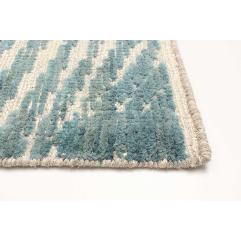Tapis bleu sarcelle Tangier 2 pi 11 po x 4 pi 11 po