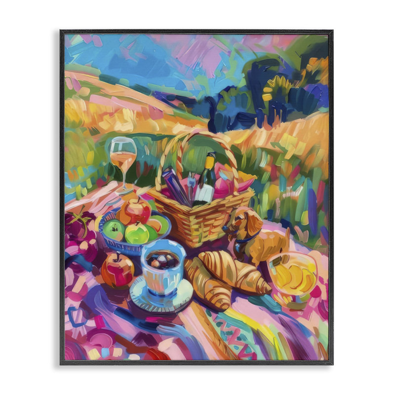  Impression giclée impressionnante et lumineuse par LSR Design Studio, Giclée encadrée noir minuit, H 14 po x l 11 po